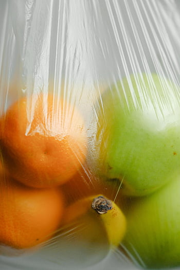 ovoce, Igelitová taška, Barevné citrus, pomeranče, jablka, ekologická uvědomění, skladování ovoce, čerstvé produkty, Ovocné obaly, Zdravé stravování, ovocné odrůdy