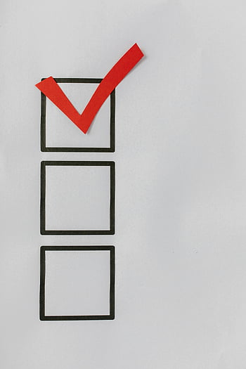 checklist, tick mark, square boxes, red checkmark, white background, completion symbol, task list, check box, to-do list, task completion, checklist icon