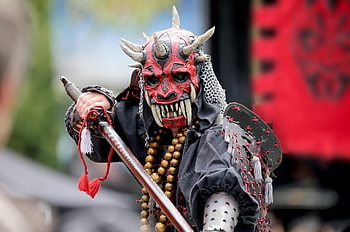 คอสเพลย์, นักรบ, ปีศาจ, Katana, ดาบ, ชุดแต่งกาย, ชั่วร้าย, สัตว์ประหลาด, นักมวย, เหนือธรรมชาติ, ภาพเหมือน