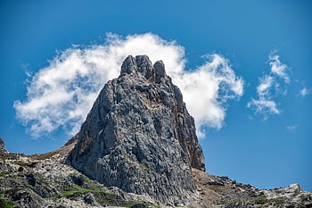 montagna rocciosa, paesaggio, vertice, natura, montagna, geologia