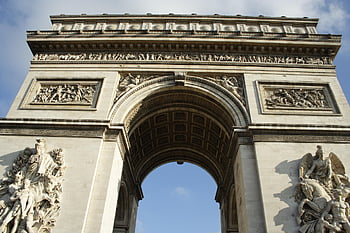 Arc de Triomphe, monument, Parijs, Frankrijk, mijlpaal, beroemd, architectuur, historisch, Europese, structuur, Europa