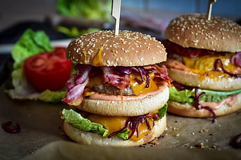 hamburgery, cheeseburgery, Fast Food, báječný, jídlo, oběd, večeře