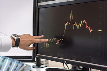 cryptocurrency trading, hand on screen, cryptocurrency graph, trading graph, monitor, financial analysis, market trends, investment analysis, stock market, digital currency, trading chart