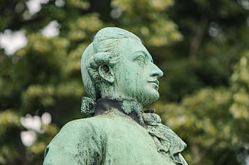 goethe, statue, strasbourg, johann Wolfgang Von Goethe, monument, sculpture, weathered, old, bust