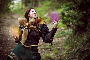 fantazie, žena, viking, magie, charakter, dívka, pravomoci, supervelmoc, čarodějnice, norse, středověký
