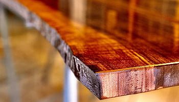 table, wood, edge, oak Table, walnut Table, wooden Table, polished, closeup, walnut, wooden, tabletop