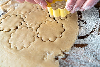 pasta biscotto, biscotti di Natale, cottura al forno, biscotti, taglierina del biscotto, Natale, Avvento, infornare, cibo, dolce, delizioso