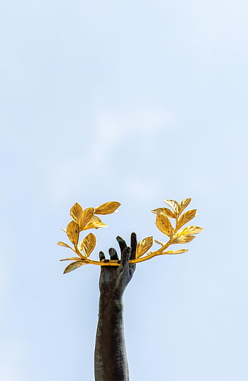 laurel Wreath, winner, statue, victory, monument
