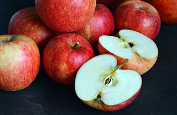 apples, cut Open, apple Kernels, core Housing, apple Pieces, fruit, healthy, fresh, apple Harvest, vitamins, apple Slice