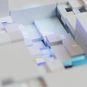 AI illustration, text-to-image models, Linus Zoll, abstract 3D design, soft pastel colors, digital render, geometric design, Visualising AI, AI art, AI process, AI technology