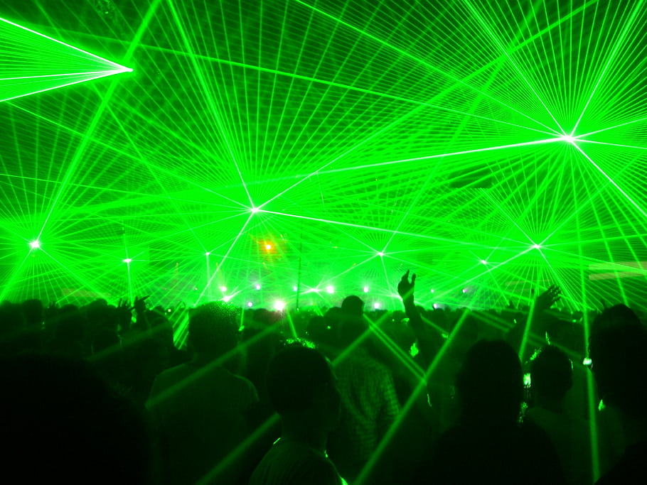 Trance Energy, 2009, utrecht, Holandsko, vytržení, lasery, Zelené lasery, koncert, dav, hudba, událost
