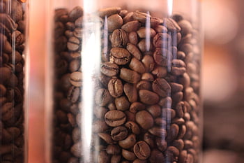 coffee Bean In Jar, arabica, robusta, coffee, caffeine, aroma, drink, cafe, coffeebean, cappuccino, cup