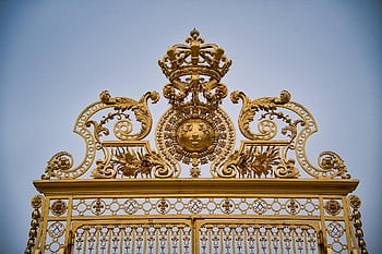 grid, castle, palace, fortress, building, landmark, versailles, architecture