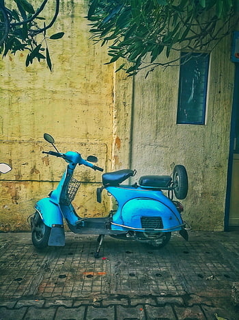 skootteri, moottoripyörä, ajoneuvo, Vespa, kuljetus, vanha, ajaa, pyörä, tyyli, klassikko, vanha skootteri
