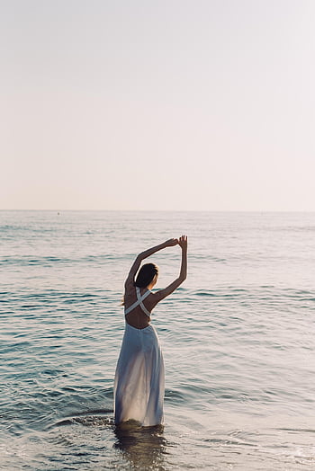 nature, yoga, gen, water, ocean, sea, river, lady, girl, hot, top