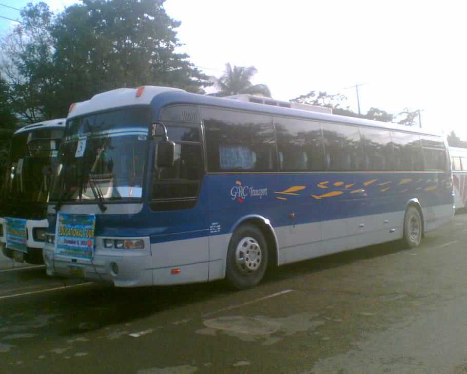 GRC Transport, Tourist Bus, Quirino Grandstand, Daewoo, K Bus, Philippines, PBPA, Philippine Bus Photographers Association, Bus, parking lot, Luneta