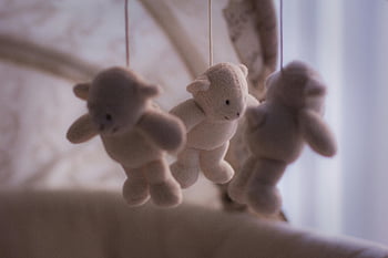 Beyaz Ayı Peluş Oyuncak, bebek mobil, Sevimli oyuncak ayı, kreş dekoru, beşik, peluş oyuncak ayı, bebek odası, Asılı Mobil, kreş mobil, bebek Oyuncakları, beyaz ayıcık