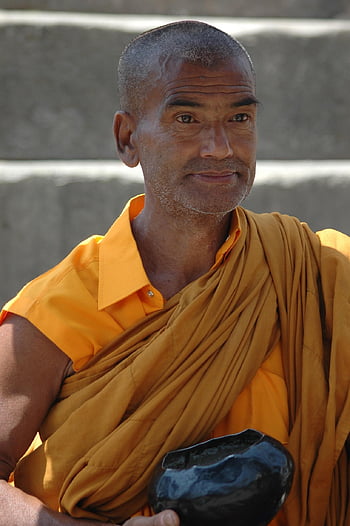 Nepál, kathmandu, mnich, rozjímání, portrét, buddhismus, Asie