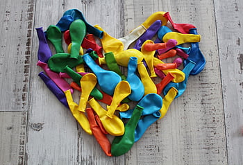 carnaval, multicolore, des ballons, fête, décoration, coloré, amusement, vert, Couleur, Teindre, hélium