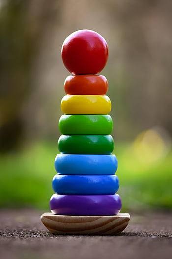 jouet, la tour, pyramide, bois, empiler, blocs de construction, les enfants, Jardin d'enfants, jouets en bois, enfant, jouer