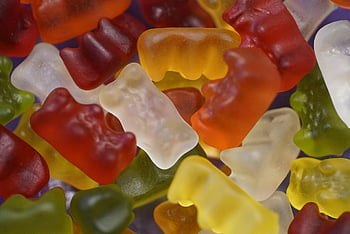 gummies, medvědi, jídlo, haribo, gumoví medvídci, sladký, cukroví, barvitý, Pozadí, cukr, barvy