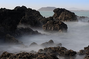 coast, sea, fog, rocky, rocky Coast, rocks, mist, seaside, ocean, scenic, nature