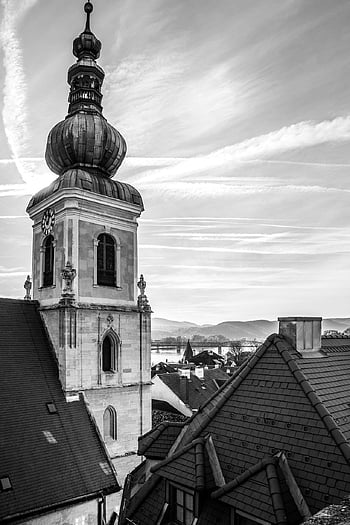 krems, Εκκλησία, Πέτρα Κρεμς, πύργος της εκκλησίας, Κάτω Αυστρία, Αυστρία, krems στο donau, wachau, ταξίδι, Δουνάβης, ροή