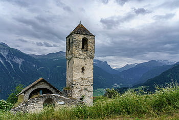 kostel, ruiny, historický, starý, Federální stát, švýcarsko