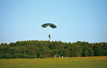 parachute, skydiving, training, exercise, landing, sports, activity, skydiver, parachute Landing, fall, military Training