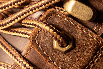 boty, tkaničky, kůže, hnědý, tkanička, materiál, textura, obuv, turistické boty, turistika