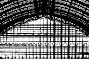 antwerp centrální stanice, vlakové nádraží, architektura, struktura, interiér, historický, stanice, Antverpy, Belgie, černobílý