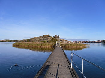 karlskrona, Szwecja, morze, wyspa, klasyczny
