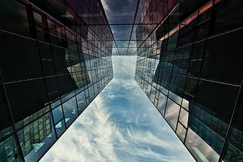 건물, 유리 건축, 반사, 대칭, 건축물, 뮌헨, 건축 모형