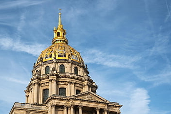 Invalidovna, dom, kupole, věž, mezník, hotel des invalides, budova, fasáda, architektura, historický, cestovat