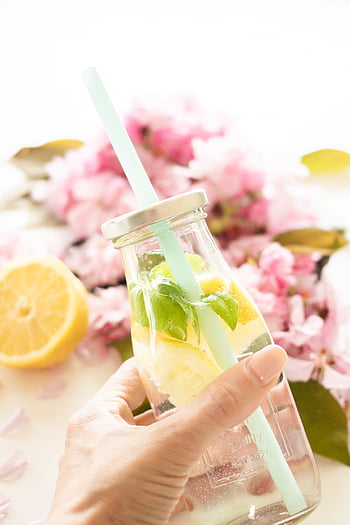 citrón, voda, sklenka, citrus, čerstvý, nápoj, zdravý, limonáda, osvěžující, žízeň, čistý