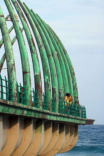 whalebone Pier, nature, pier, jetty, whalebone Appearance, umhlanga Rocks, kwa-zulu Natal, south Africa, tines, sea, ocean