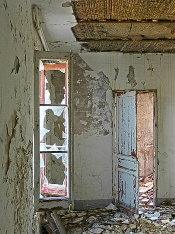 camera, abbandonato, rotto, Casa, finestra, rovine, disabitato