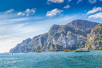 krabi, system, landscape, thailand, Łódź, beach, travel, sea, nature, island, tropical
