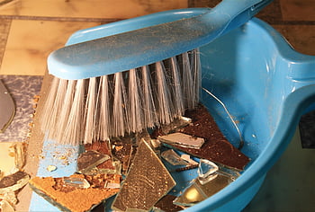clean, clean Up, sweep, dustpan, broom, hand Brush, shards, dust, garbage, leisure Time, leisure Activity