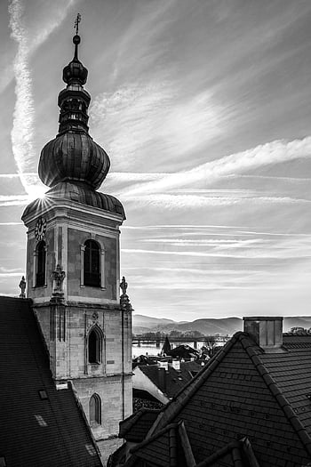 krems, Εκκλησία, Πέτρα Κρεμς, ταξίδι, πύργος της εκκλησίας, Κάτω Αυστρία, Αυστρία, krems στο donau, wachau, Δουνάβης, ροή
