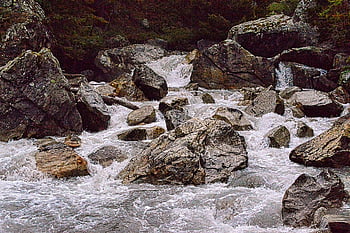creek, brook, river, nature, haute-savoie, rhone-alpes, alps, france, landscape