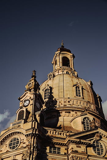 kostel, budova, dom, kostelní věž, památník, architektura, Evropa, křesťanství, Sasko, město, cestovní ruch