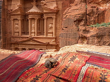 petra, Jordán, Treasure House, pískovec, památník, kultura, prázdnin, cestovat, cestovní ruch, střední východ