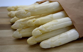 asparago, verdure, delizioso, tavola di legno, Borsa, fresco, bianca, tempo di asparagi, cibo, salutare, nutrimento