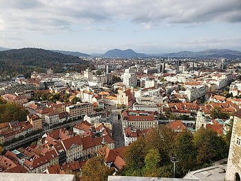 ljubljana, slovenia, capital, europe, city, architecture, tourism, travel, castle