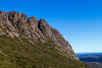 vagga berg, summit, stenar, berg, natur, vild, tasmania