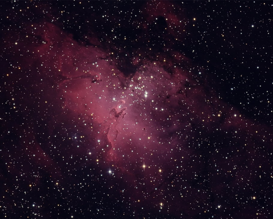 Messier 16, Eagle Nebula, Serpens Cauda, night sky, space, universe, stars, nebula, astronomy, celestial, galaxy