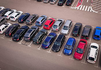 macchine, parcheggio, posteggio, area parcheggio, auto, veicoli, strada, all'aperto