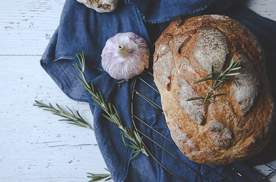 homemade, bread, food, baked, flour, meal, nutrition, baking, eating, loaf, brown
