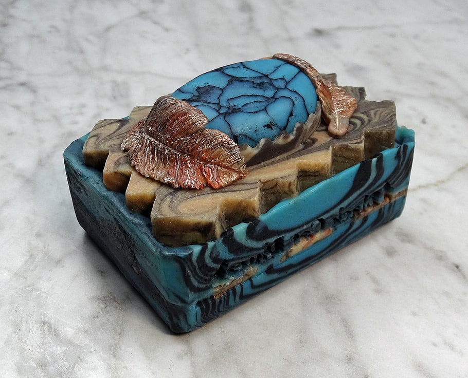 soap, soap Dish, artistic, hand Made, art, spa, turquoise, art Soap, hand Made Soap, turquoise Soap
